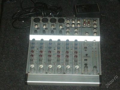 Лот: 1287846. Фото: 1. Behringer MX802A. Микшерный пульт... Микшеры, предусилители, микрофонные эффекты