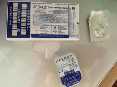 Лот: 5701207. Фото: 1. Линзы Аква оазис Acuvue. Контактные линзы
