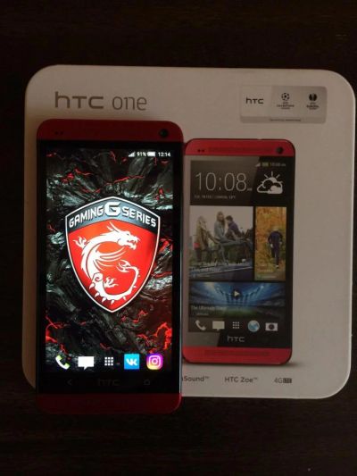 Лот: 9661997. Фото: 1. Смартфон HTC One LTE 32Gb Red... Смартфоны