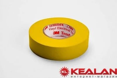 Лот: 9148269. Фото: 1. 3M Temflex 1300 изолента желтая... Другое (инструмент и расходные)
