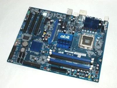 Лот: 16135653. Фото: 1. 775 Abit IP35-E + Процессор Core2Duo... Материнские платы