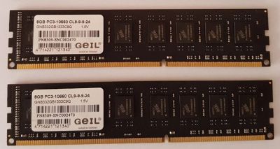Лот: 12418633. Фото: 1. Geil 16 GB (2x8GB) DDR3 PC3-10600... Оперативная память