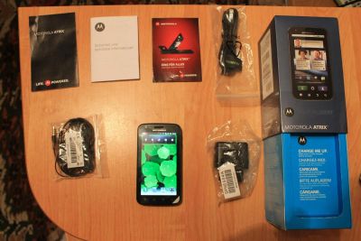Лот: 2175542. Фото: 1. Новый смартфон Motorola Atrix... Подарки на Новый год