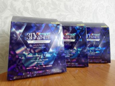 Лот: 7852558. Фото: 1. Отбеливающие полоски Crest 3D... Уход за полостью рта