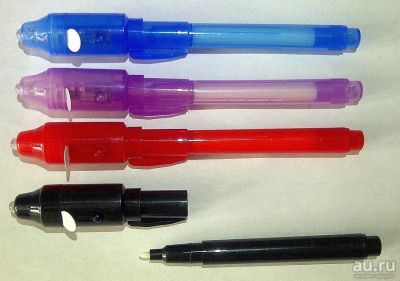 Лот: 13726355. Фото: 1. Фломастер ручка невидимые чернила... Ручки, карандаши, маркеры