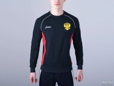 Лот: 13422160. Фото: 1. Свитшот Asics Артикул: 13510. Свитеры, толстовки, худи