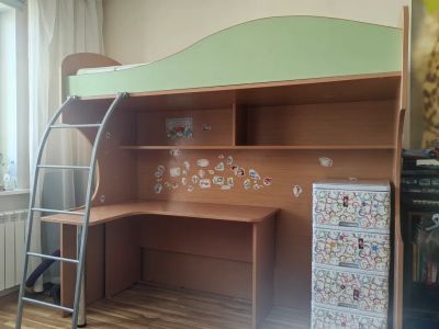 Лот: 25324667. Фото: 1. Двухярусная кровать. Детские кровати и кроватки