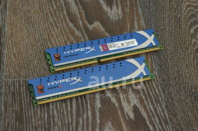 Лот: 19202608. Фото: 1. DDR3 4Gb (2x2gb) Kingston HyperX... Оперативная память