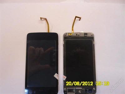 Лот: 1898411. Фото: 1. Сенсор Nokia N900 с рамкой Orig... Дисплеи, дисплейные модули, тачскрины