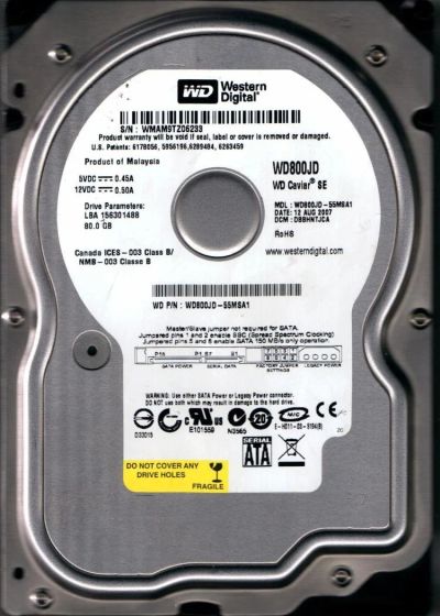 Лот: 11682285. Фото: 1. Жесткий диск для компьютера Western... Жёсткие диски (HDD)