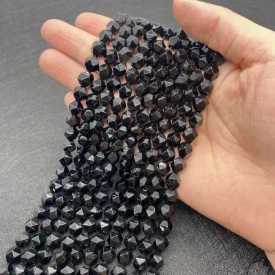 Лот: 25899643. Фото: 1. Агат чёрный граненый. Драгоценные и поделочные камни