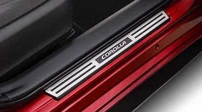 Лот: 20109223. Фото: 1. Накладки на пороги Toyota Corolla... Салон