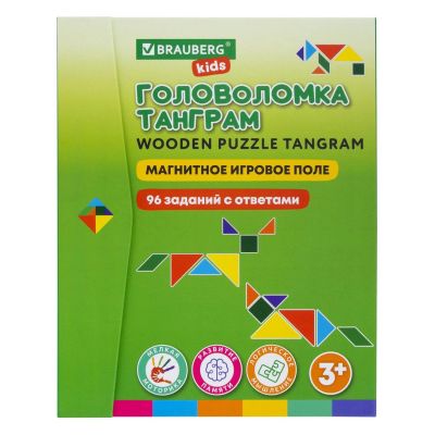 Лот: 24998880. Фото: 1. Головоломка Brauberg Kids "Танграм... Развивающие