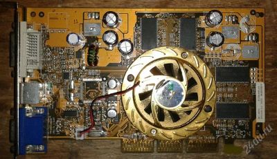 Лот: 1297079. Фото: 1. GeForce FX 5200 128mb неисправно. Видеокарты