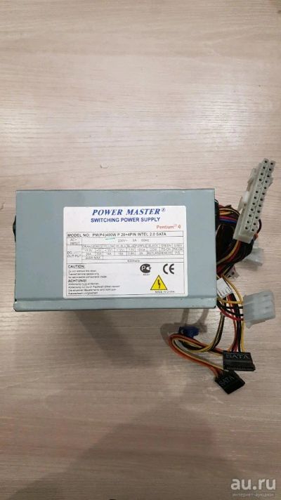Лот: 13039277. Фото: 1. Блок питания Power Master 400W. Корпуса, блоки питания