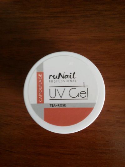 Лот: 11058997. Фото: 1. RuNail (чайная роза) гель для... Наращивание ногтей