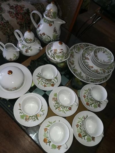 Лот: 11021207. Фото: 1. Сервиз Henneberg Porzellan 1777. Фарфор, керамика