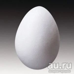 Лот: 13747446. Фото: 1. Яйцо из пенопласта, размер 9 см. Для рукоделия