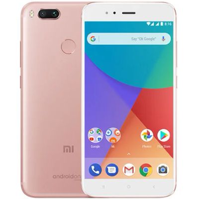 Лот: 10955220. Фото: 1. Xiaomi Mi A1 32GB+4GB Розовое... Смартфоны