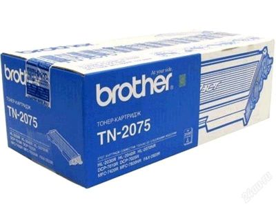 Лот: 2360104. Фото: 1. Тонер-картридж Brother TN-2075... Картриджи, расходные материалы