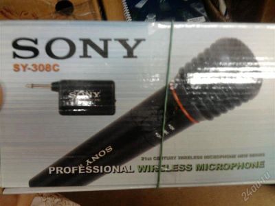 Лот: 1023395. Фото: 1. Микрофон Sony беспроводной. Студийные микрофоны, радиомикрофоны и радиосистемы