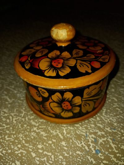 Лот: 18213583. Фото: 1. Круглая шкатулка. Шкатулки