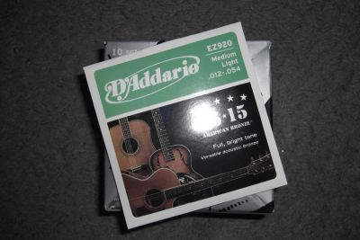 Лот: 4429029. Фото: 1. Струны металлические D'Addario... Аксессуары, комплектующие