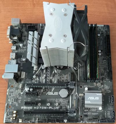 Лот: 21347700. Фото: 1. Asus Prime H270M Plus + Intel... Комплекты запчастей
