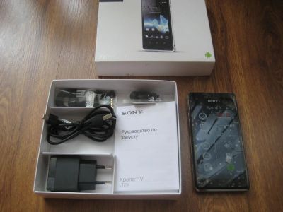 Лот: 3738440. Фото: 1. Sony Xperia V Новый! Телефон продан... Смартфоны