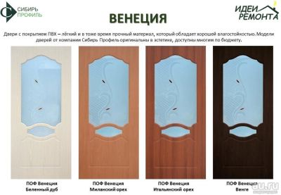 Лот: 13756007. Фото: 1. Межкомнатная дверь ПВХ Венеция... Двери межкомнатные