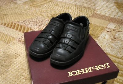 Лот: 6401942. Фото: 1. Туфли мальч.Нат.кожа.32р-р. Туфли