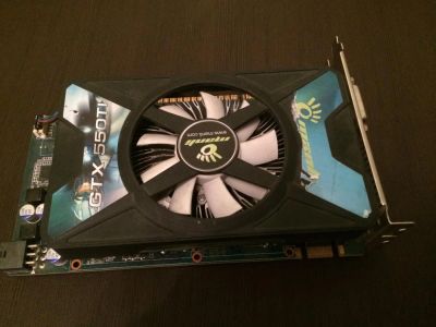 Лот: 9186489. Фото: 1. GeForce GTX 550 Ti (артефачит). Видеокарты