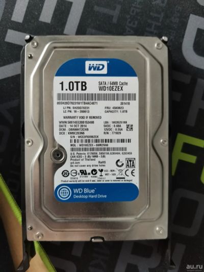 Лот: 18361589. Фото: 1. Hdd wd wd10ezex 1tb. Жёсткие диски (HDD)