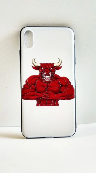 Лот: 14835542. Фото: 1. Чехол на iPhone xs max бык. Чехлы, обложки