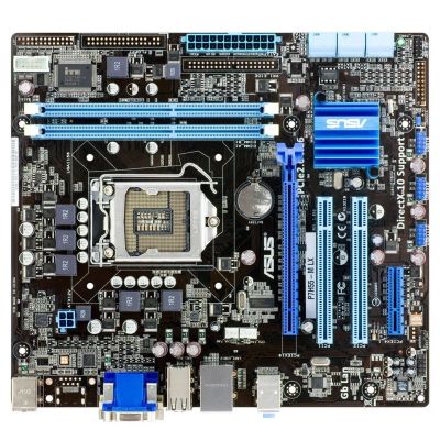 Лот: 3882879. Фото: 1. Материнская плата Asus P7H55-M... Материнские платы