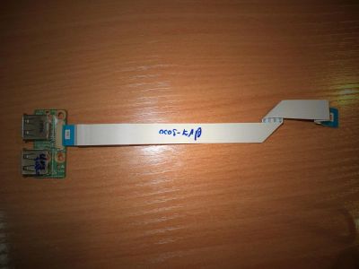 Лот: 7319403. Фото: 1. Плата usb портов для ноутбука... Платы расширения, контроллеры, доп. порты