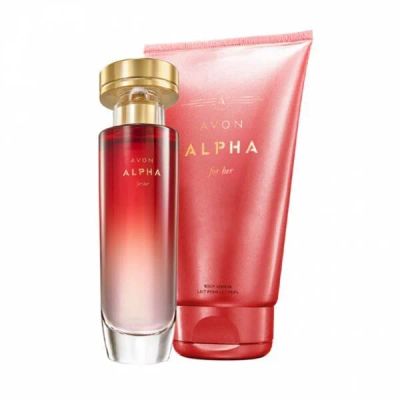 Лот: 10430921. Фото: 1. Туалетная вода AVON ALPHA + Крем... Женская парфюмерия