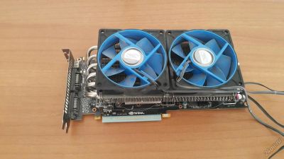 Лот: 5947674. Фото: 1. Видеокарта Palit GTX480 + DeepCool... Видеокарты