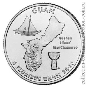 Лот: 11308372. Фото: 1. США 25 центов 2009 года. Серии... Америка