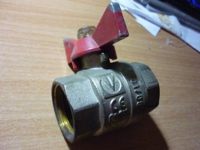 Лот: 22717021. Фото: 1. Кран шаровый, dn25 1" Pn40. Фитинги, подводка