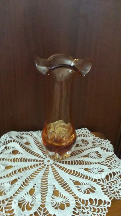 Лот: 15830746. Фото: 1. Ваза для цветов 20см Чехословакия. Вазы