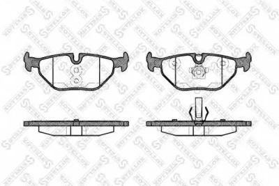 Лот: 25854086. Фото: 1. Колодки дисковые з. BMW E36/E46... Двигатель и элементы двигателя