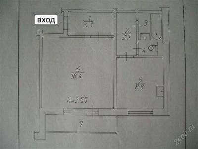 Лот: 1533698. Фото: 1. продам 1-к квартиру 38м2 общая... Квартиры, студии