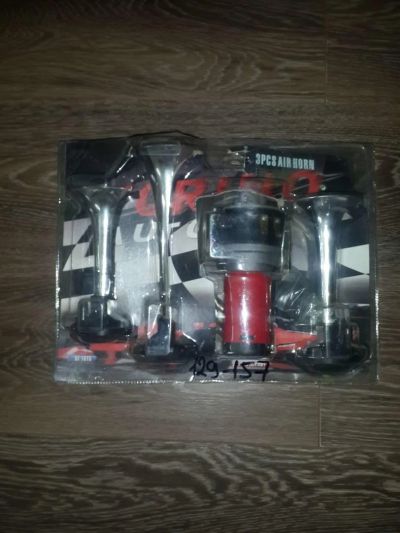 Лот: 7032053. Фото: 1. Сигнал воздушный 3 pcs air horn. Электроприборы для автомобиля