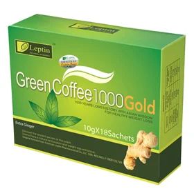 Лот: 3917682. Фото: 1. Зеленый кофе с имбирем Green Coffee... Чай, кофе, какао