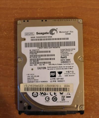 Лот: 18911916. Фото: 1. Жесткий диск Seagate 320 Гб. Жёсткие диски (HDD)