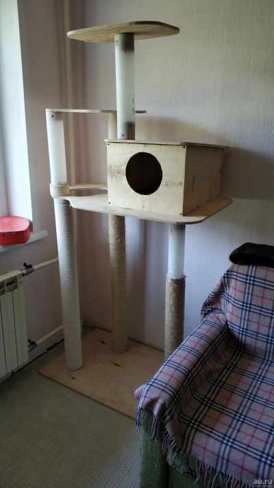 Лот: 13874180. Фото: 1. Домик для кота полуфабрикат, для... Домики, переноски, клетки, когтеточки
