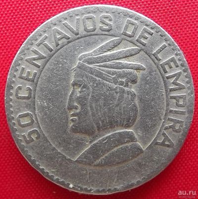 Лот: 1589374. Фото: 1. (№784/LF) 50 сентаво 1967 (Гондурас... Америка