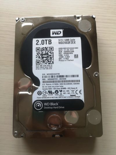 Лот: 22563877. Фото: 1. HDD SATA3 WD 2Tb, WD2003FZEX... Жёсткие диски (HDD)