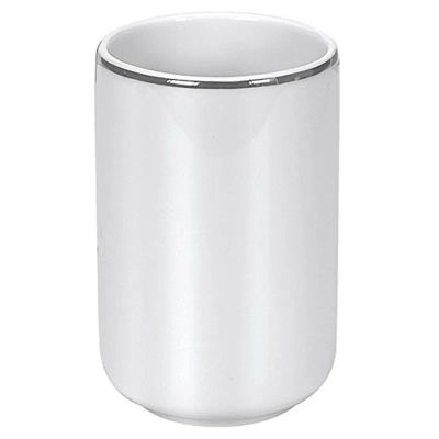 Лот: 24942616. Фото: 1. Стакан Kleine Wolke Noblesse White. Аксессуары для ванной
